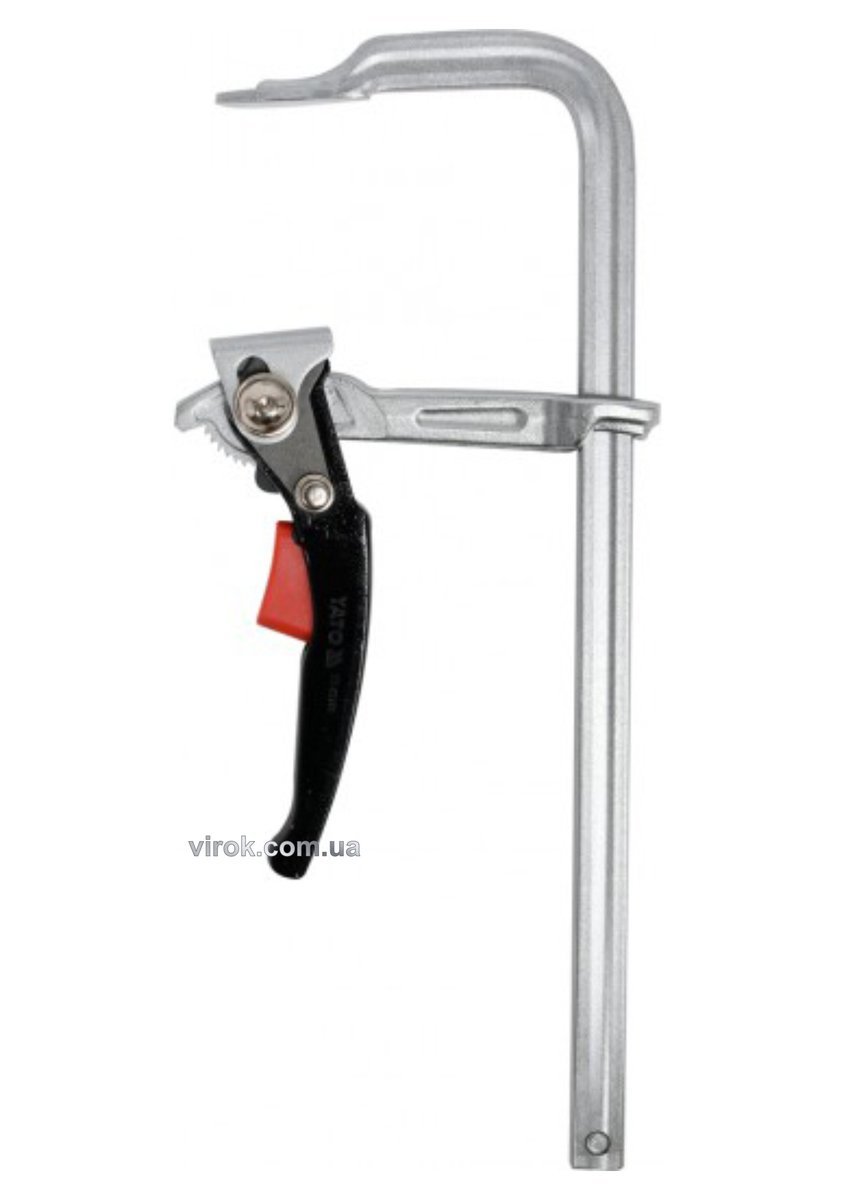 YATO Струбцина з важільним затискачем, стальна, тип "F" YATO; l= 300 мм, h= 100 мм  | YT-63953