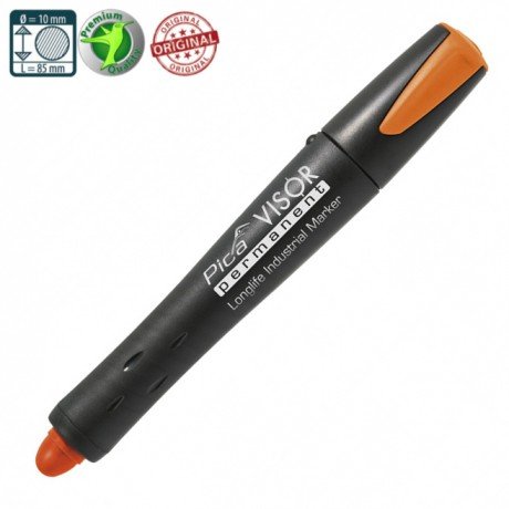 PICA Сухий промисловий маркер PICA VISOR permanent Longlife Industrial Marker 990/054, Fluo-Orange |