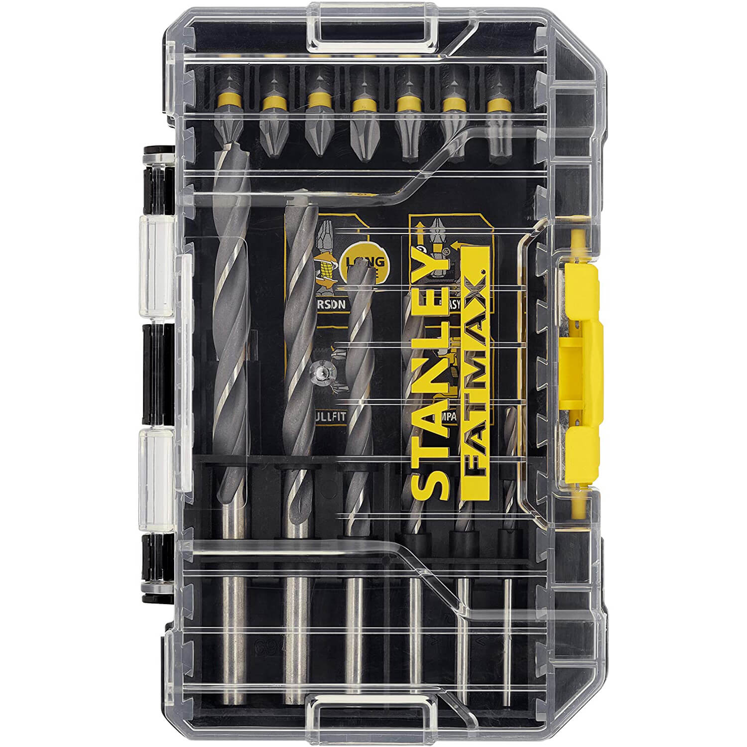 STANLEY Набор бит и сверл FatMax, Phillips, Pozidriv, Torx, 19 шт, пластиковый кейс