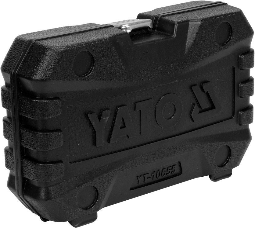 YATO Набір насадок викруткових ударних YATO : TORX/HEX до квадратів 1/2", 3/4", 12 елем.. | YT-10655