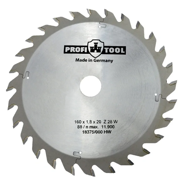 Диск пильный PROFITOOL - 160х1,8х1,2х20 мм W28 (2116018)