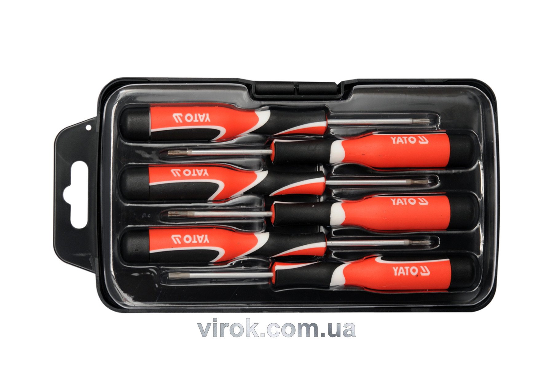 YATO Набір викруток прецизійних YATO : "TORX" T5- Т10, L= 50 мм. 6 шт.  | YT-25862