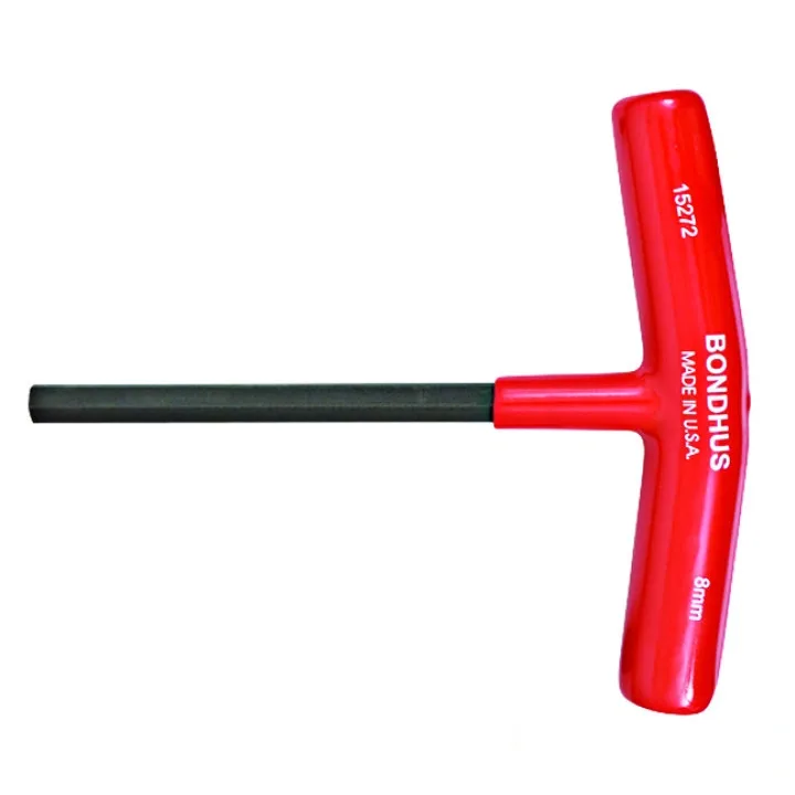 Отвертка Т - образная BONDHUS ( БОНДХУС ). 8мм. Hex End T-Handle Sets ProGuard 15272