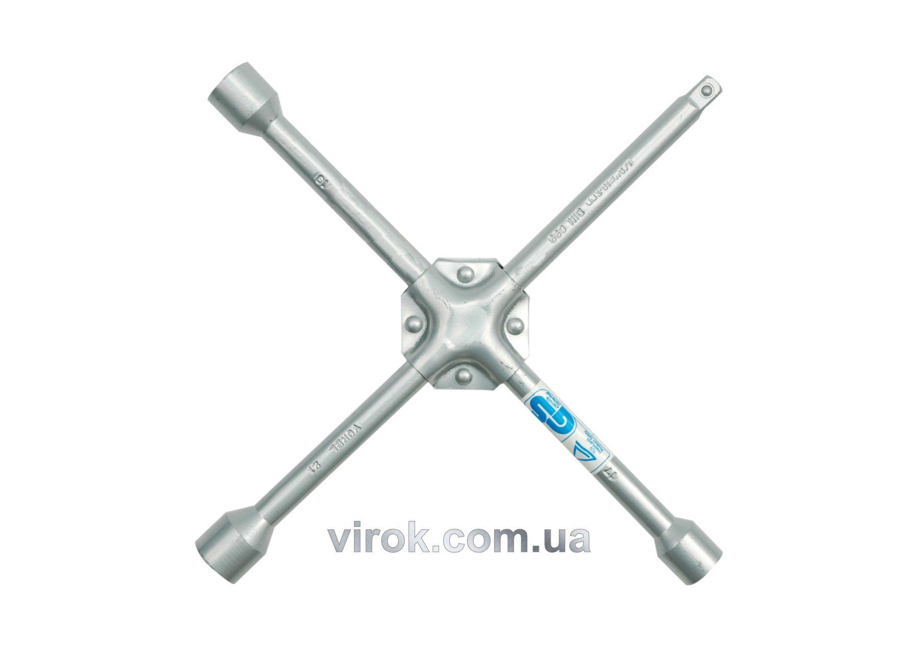 VOREL Ключ хрестоподібний 17x19x21x1/2" балонний зміцнений  | 57020