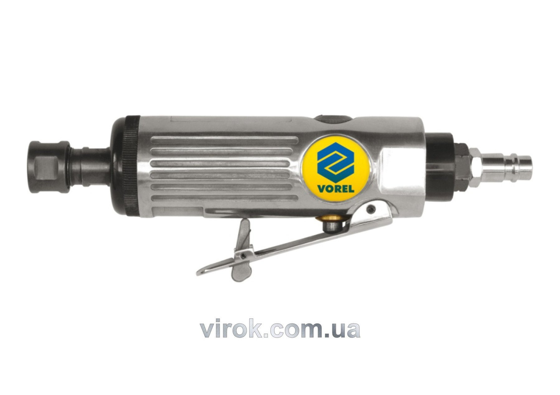 VOREL Шліфмашина пневматична пряма : Ø 1/4", патрон 6 мм  | 81108