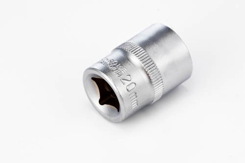 Насадка шестигранная CrV 1/2 20мм СИЛА