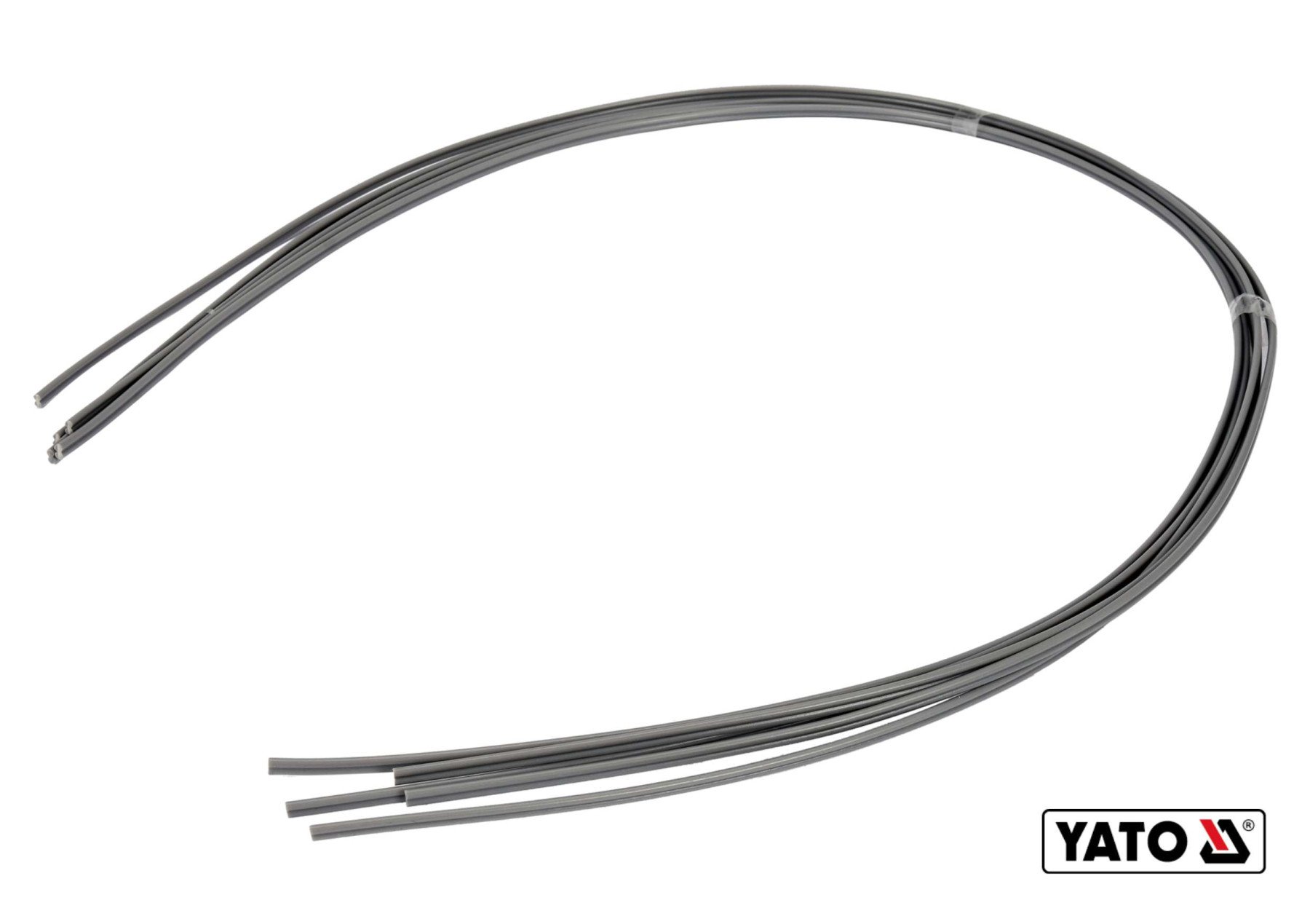 YATO Стержні з ПВХ для зварювання/пайки пластику YATO : 2.5 x 5 мм, L= 1 м, при t= 400°C, 5 шт  | YT