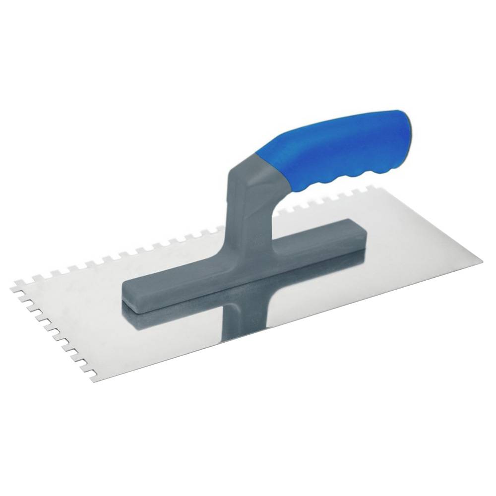 Гладилка сталева з нержавіючим покриттям 120х280мм, гладка Favorit | 08-040