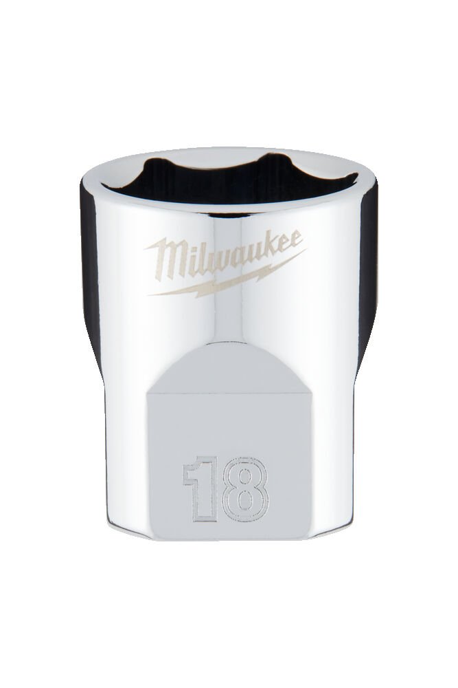MILWAUKEE Головка хромована метрична 3/8'', 18мм | 4932478348