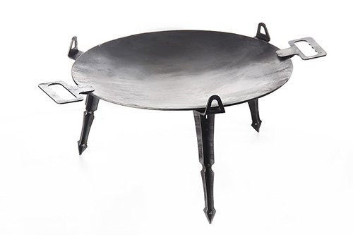 Сковорода туристическая 480мм толщина 4мм СИЛА