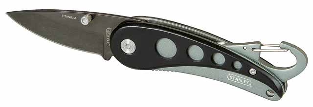 STANLEY 0-10-254 Нож раскладной 173мм карманный, с карабином серия Pocket Knife 