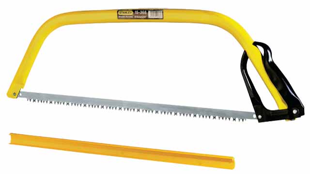 STANLEY 1-15-379 Пила лучковая 530мм (американский зуб, для сырой древесины) 