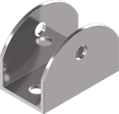 Кронштейн "U" нержавеющий // M 8134