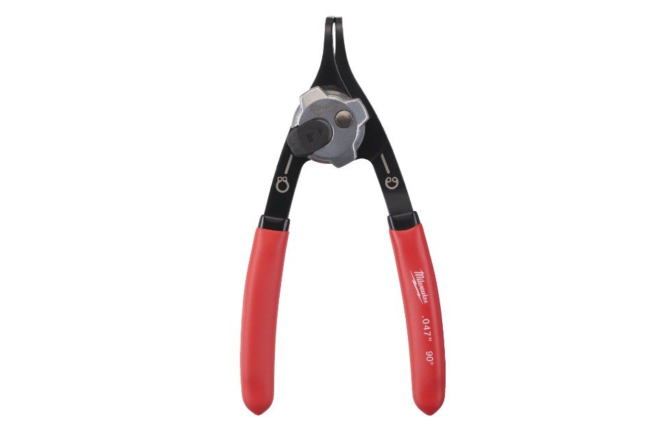 MILWAUKEE Знімач стопорних кілець 90гр., 1,2мм, (стискання/розжим) | 4932492492