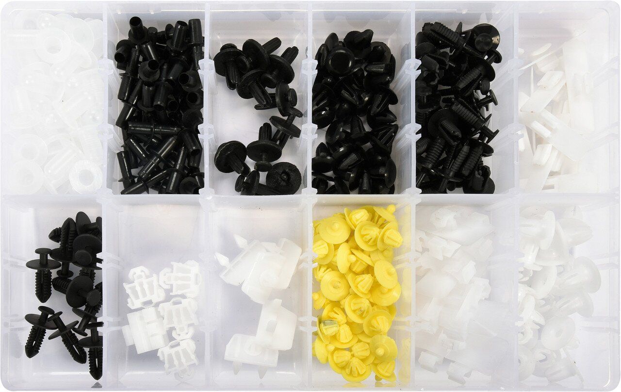 YATO Шпинки для автосалоної обшивки MERCEDES YATO, різні, 12 типорозмірів, 270 шт.  | YT-06662