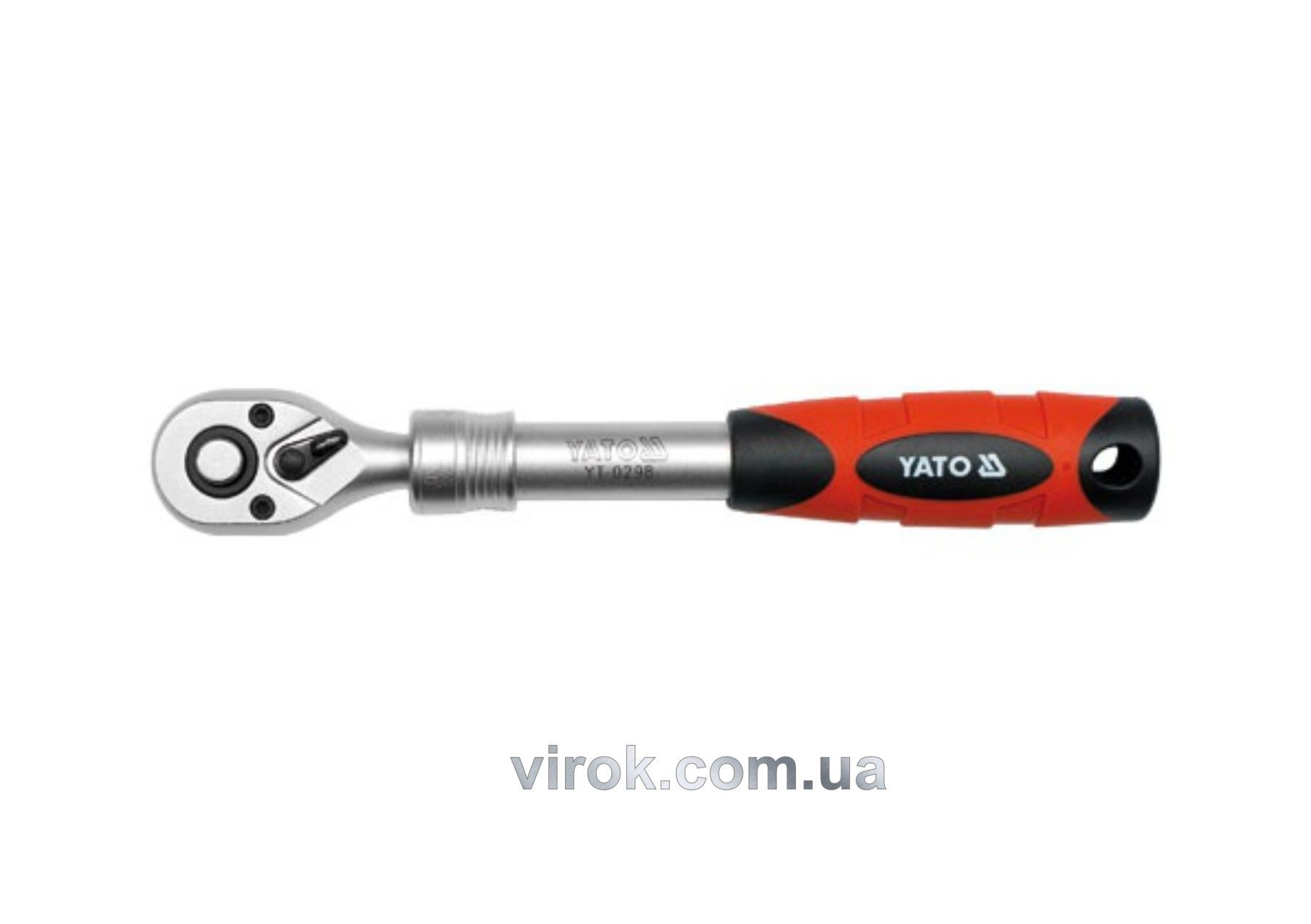 YATO Тріщатка YATO : квадрат 3/8", 72T, L= 215-315 мм, телескопічна ручка  | YT-0298