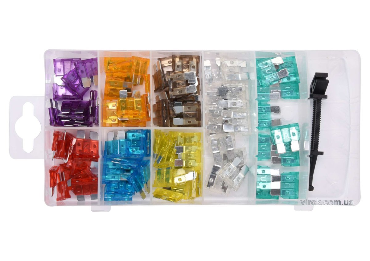 YATO Запобіжники автомобільні YATO STANDARD, в асортименті, 97 шт  | YT-83141