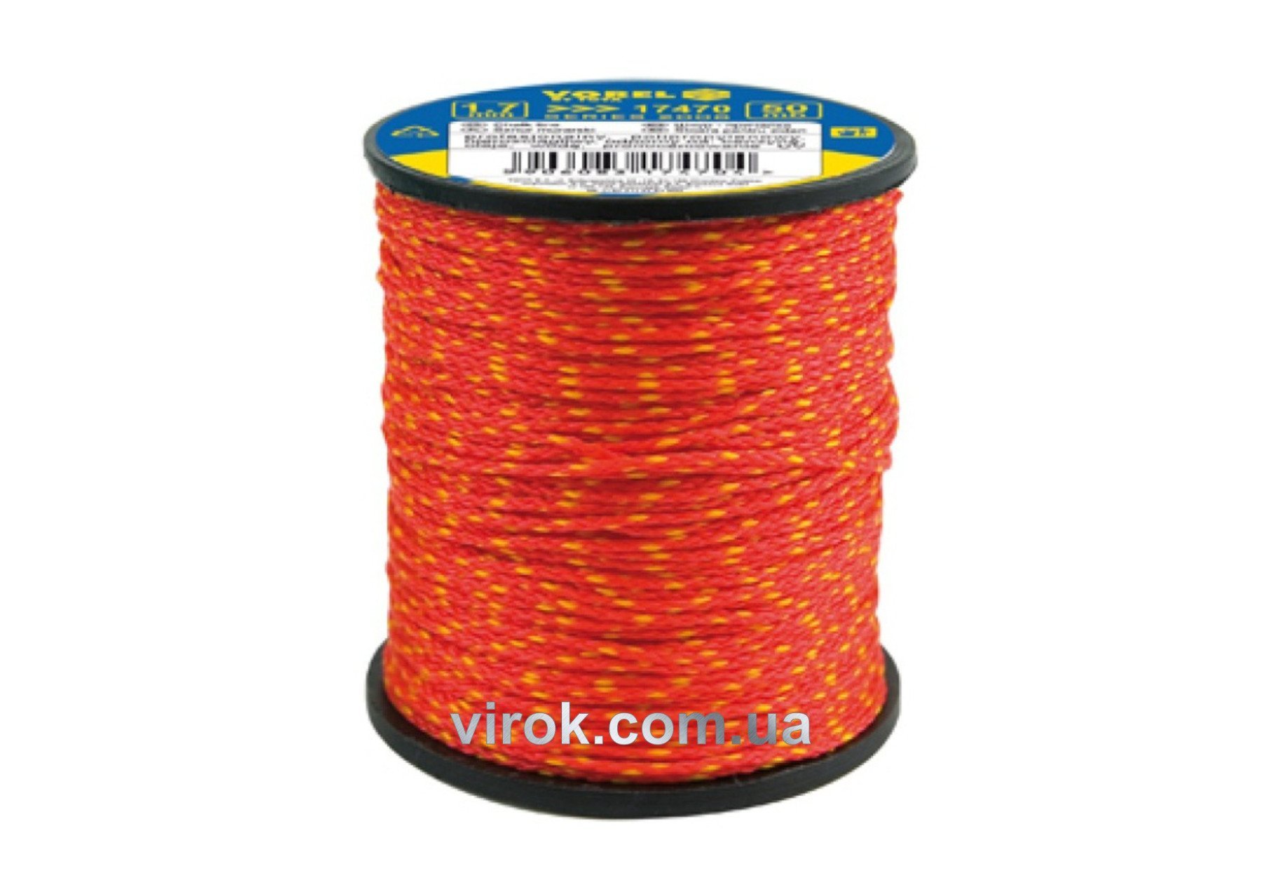 VOREL Шнур трасовочний поліпропіленовий : Ø= 1,7 мм, L= 100 м  | 17471