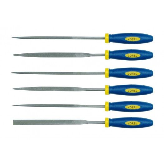 VOREL Набор надфилей 160мм-6шт. 25352