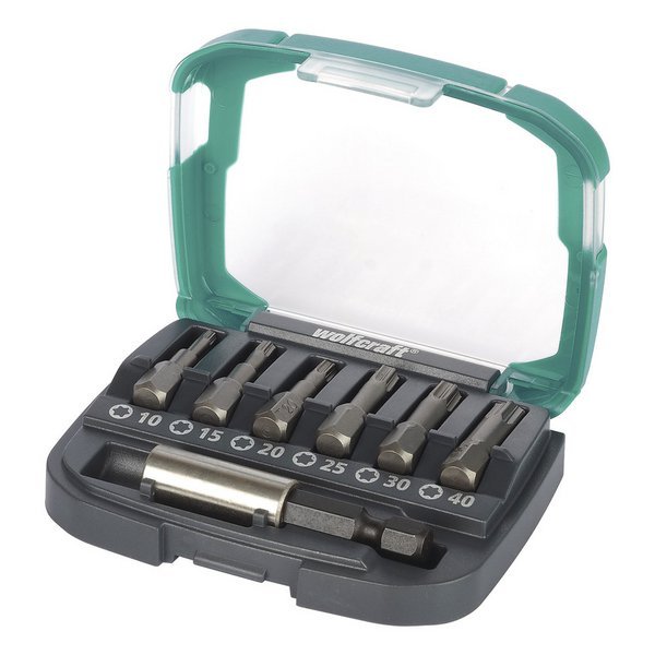 Wolfcraft Torx FIX-GRIP - коробка с насадками из 7 частей  // 2965000