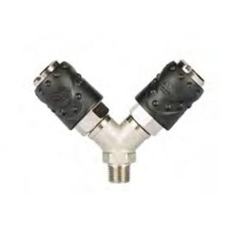 ANI Spa Разъём б/с 17/C 1/4F, тип "мама", соед. резьба 1/4'' внутр., обрезиненный корпус. | AH020901