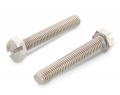 DIN 933 A2-70 PL Болт з шестигранною головкою і повною різьбою і прямим шліцом