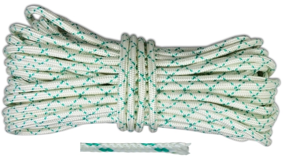 69-758 Шнур капроновий плетений "Євро", D 5 мм, 25 м, | Україна