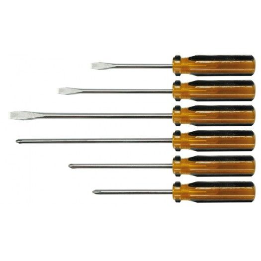 VOREL Набір викруток : пластмасова ручка. 6шт.  | 64050