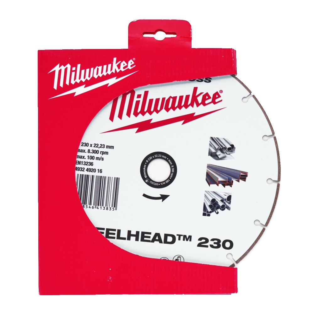 MILWAUKEE Алмазный диск STEELHEAD 230 (1 шт) | 4932492016