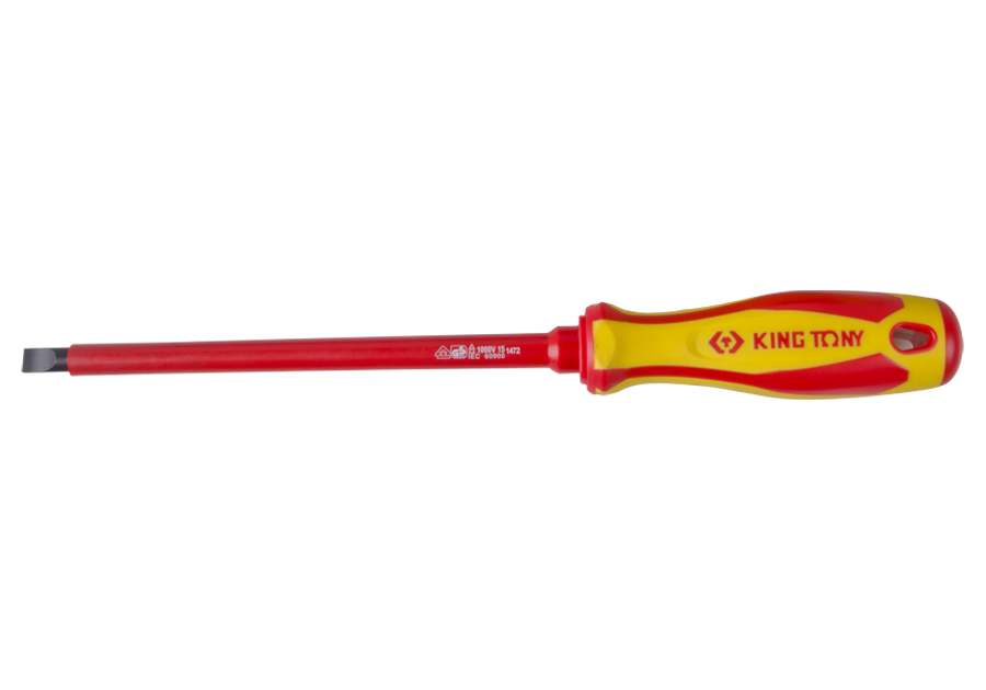 KING TONY Отвертка шлицевая 0.6 *3,5*100мм | 14723504