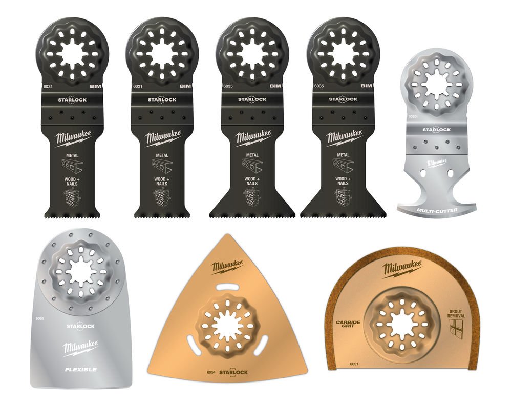 MILWAUKEE Набір полотен STARLOCKдля багатофункціонального інструмента, (8шт) | 48906088