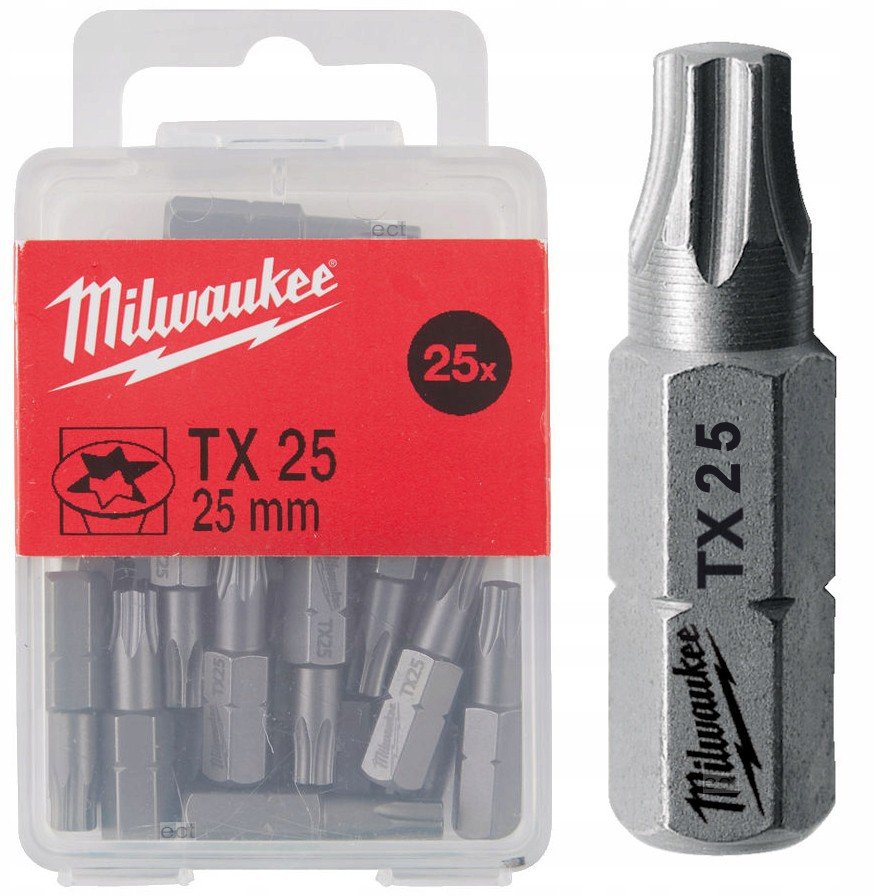 MILWAUKEE Біта , TX30, 25мм, (25шт) | 4932399599