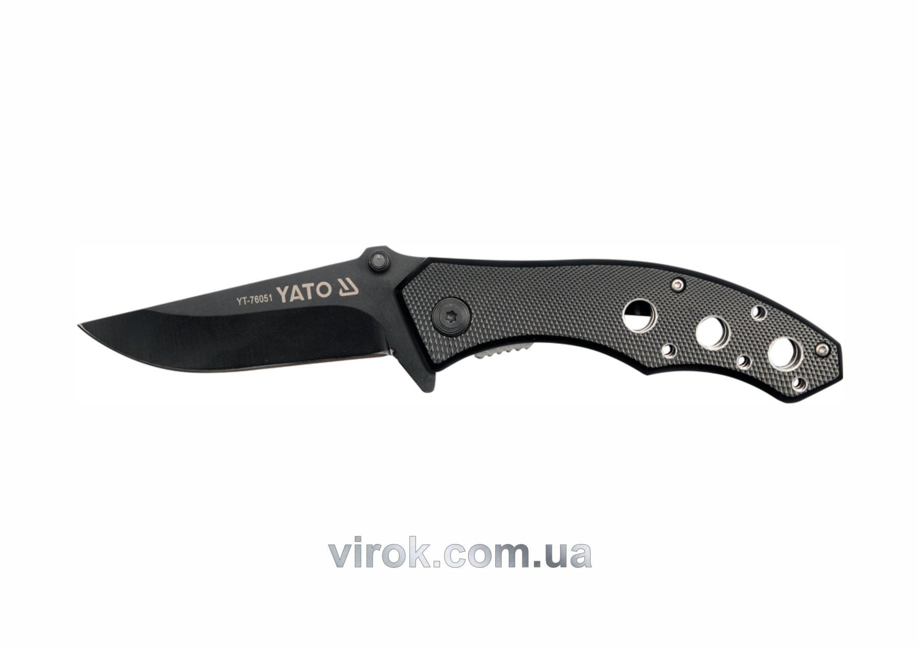 YATO Ніж складний YATO : металева ручка, L= 190 мм  | YT-76051