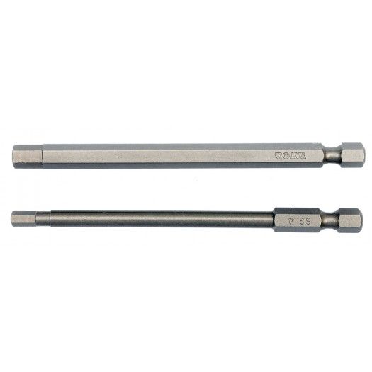 YATO Набір насадок викруткових YATO : "HEX-TAMPER" 4 , 6 мм, квадрат 1/4", L= 100 мм. 2шт.  | YT-049