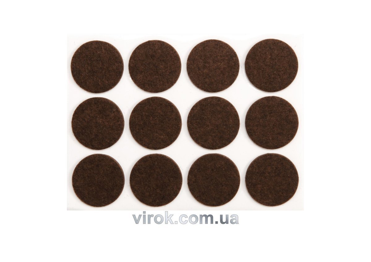 VOREL Наб.самокл.войл.протекторов O28мм(корич) 74853