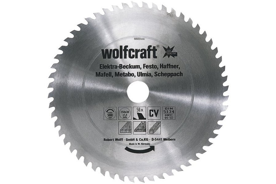 Wolfcraft полотно дисковой пилы Ø 315 x 30 x 1,8 // 6604000
