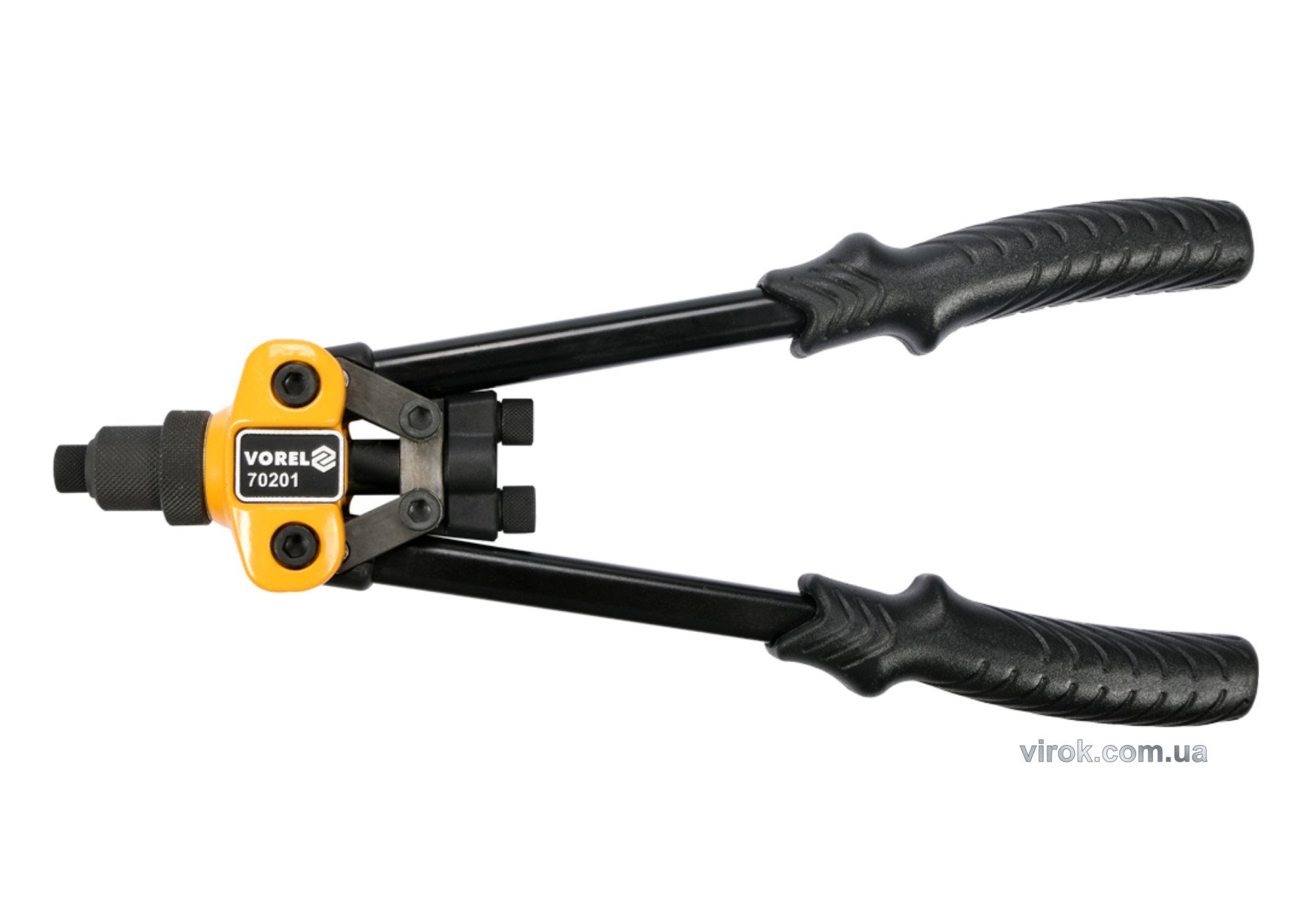 VOREL Заклепочник важільний 2-ручний для нітів Ø=3,2; 4,0; 4,8 мм, l=300 мм  | 70201