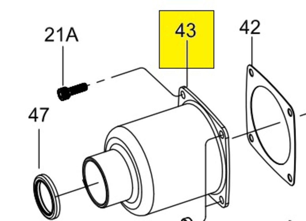 KING TONY Корпус ударного механизма для 33832-180 | 33832-C43