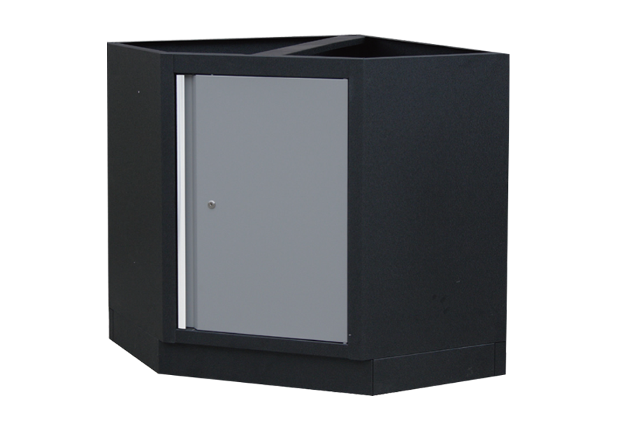 KING TONY Шкаф инструментальный угловой серая. Габариты: 865 x 865 x 910мм | 87D11-13A-KG