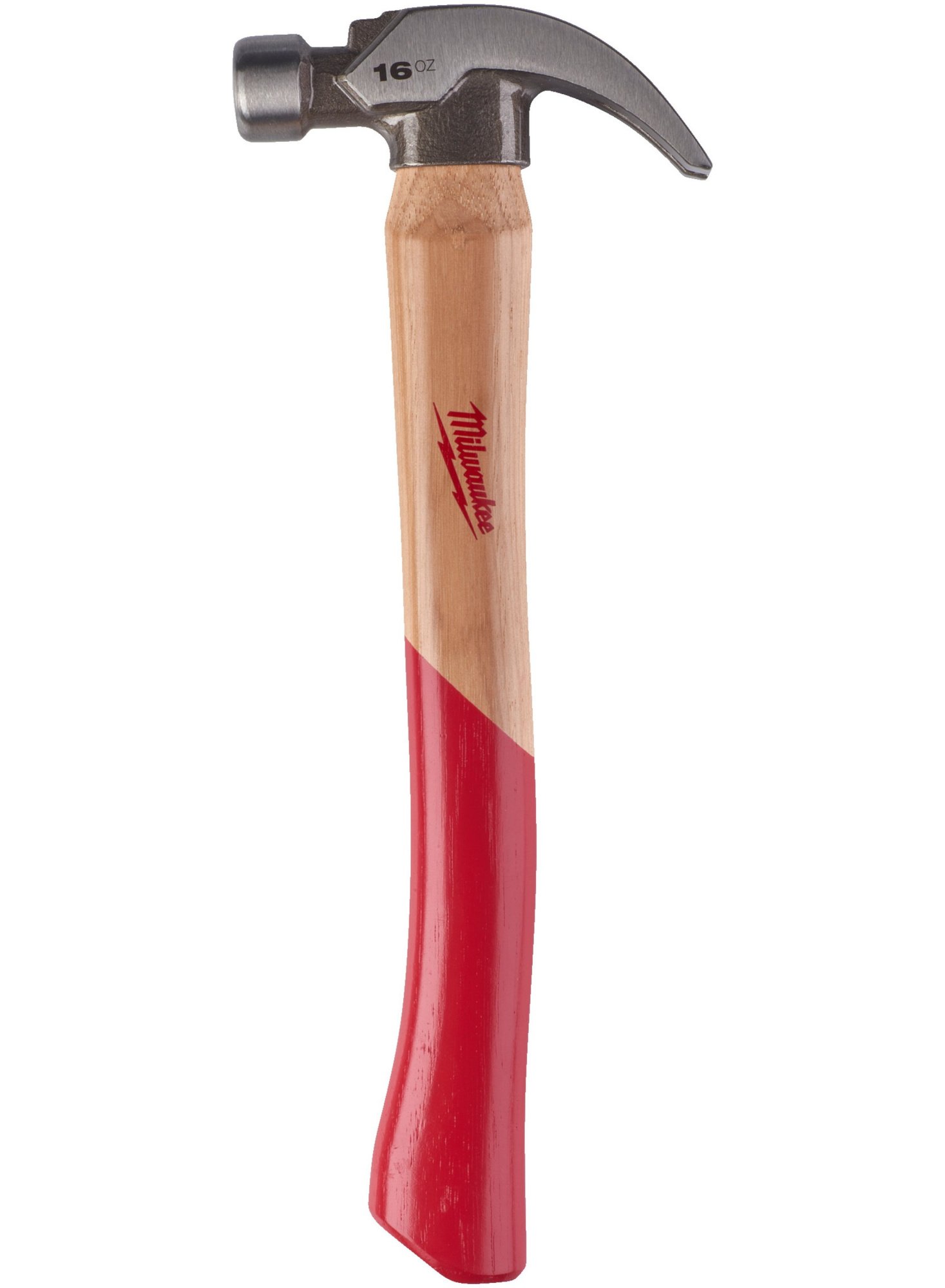 MILWAUKEE Молоток с рукояткой из гикори 16 унций/450 грамм (1 шт) | 4932478659