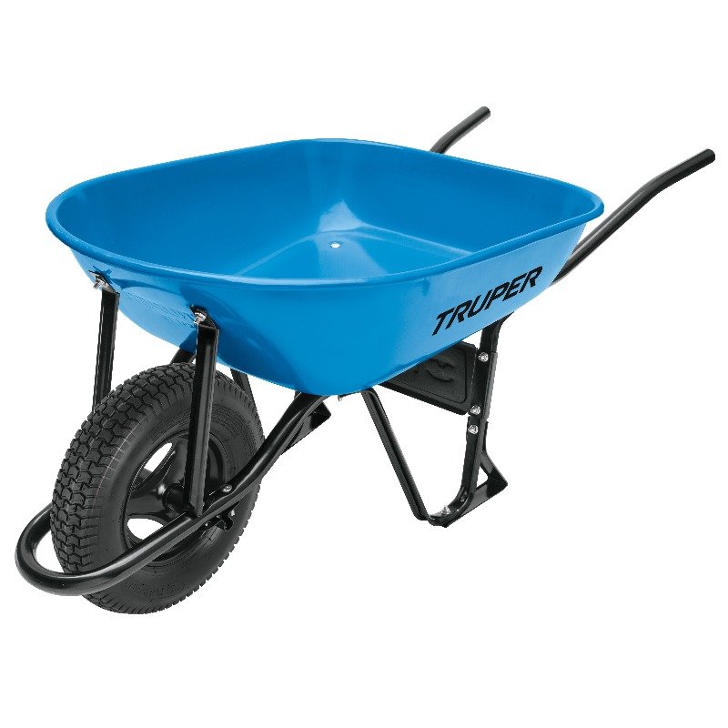 TRUPER CAT-50ND Тачка будівельна з посиленою пневматичною шиною 16" (ND), 80 літрів.