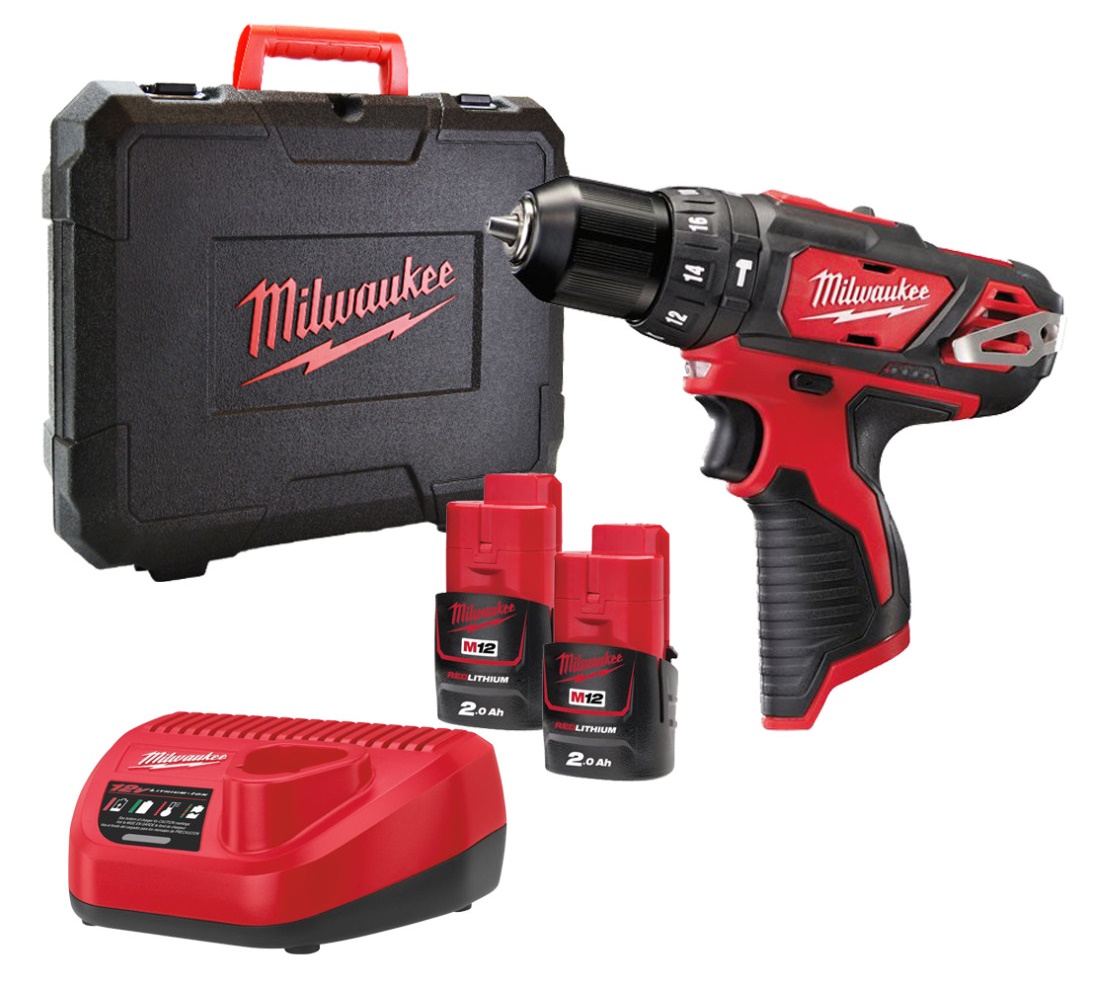 MILWAUKEE Дрель-шуруповёрт аккумуляторная ударная M12 BPD-202X крут. мом. 30 | 4933446045
