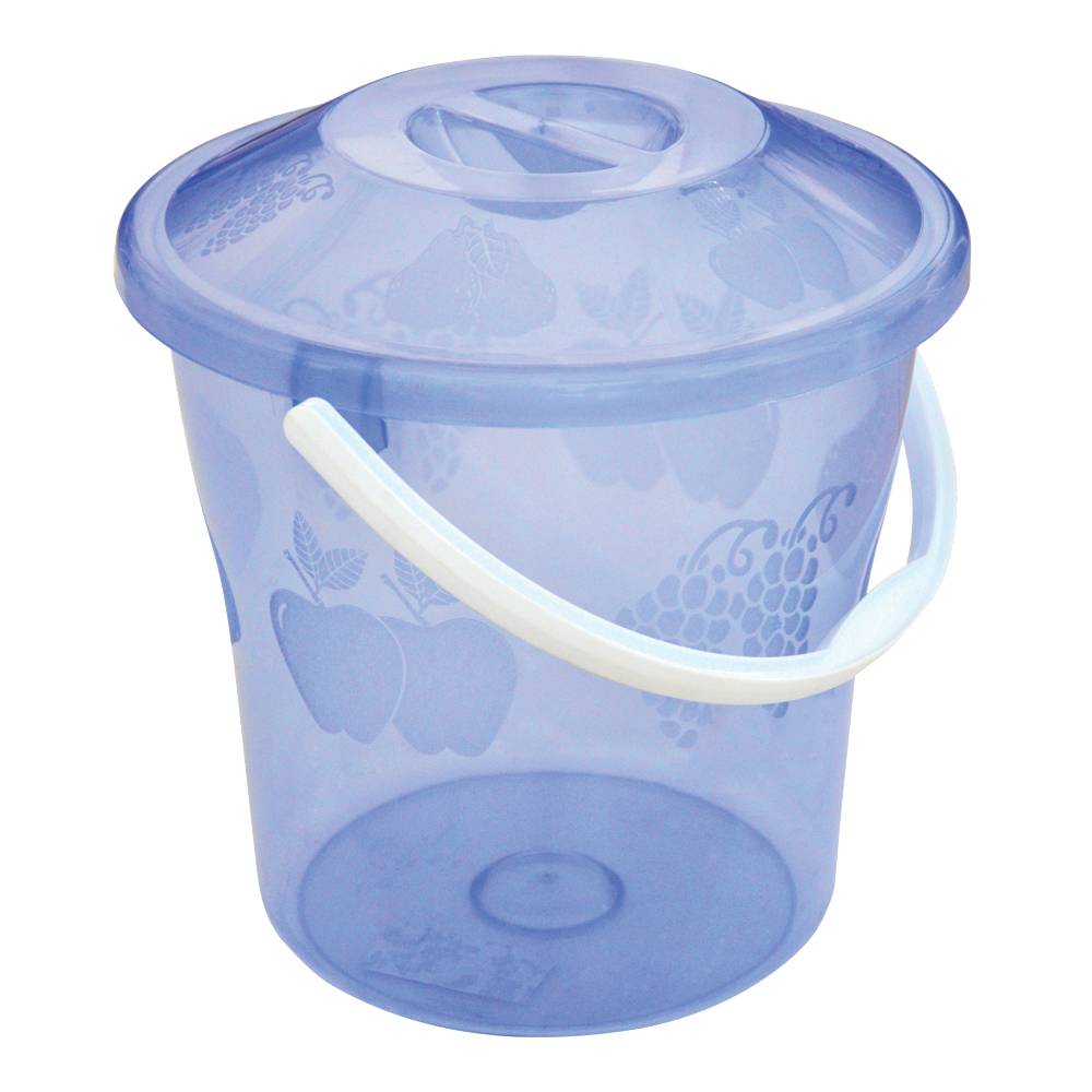 Відро харчове пластикове з кришкою прозоре, 8л Україна | 66-266