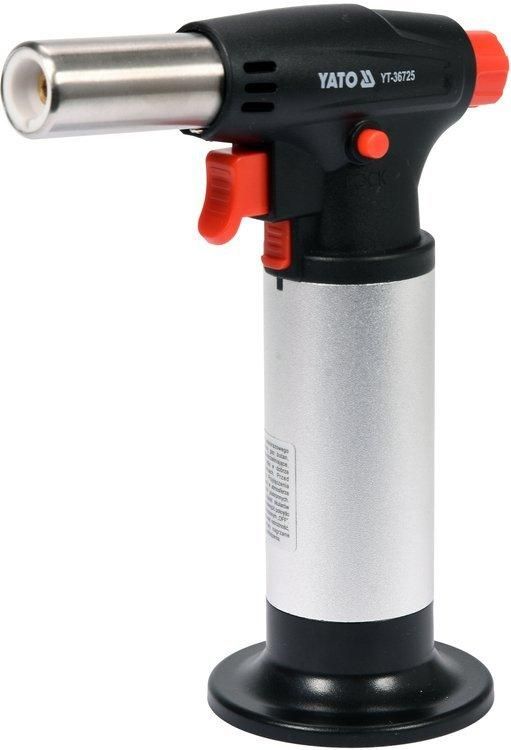 YATO Пальник газовий YATO 200 Вт, з заправлювальною ємністю; витрата 13,1 гр/год  | YT-36725