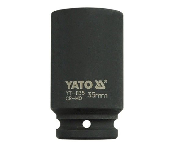 YATO Головка торцева ударна 6-гранна YATO : подовжена, квадрат 3/4", М= 35 мм, L= 90 мм  | YT-1135
