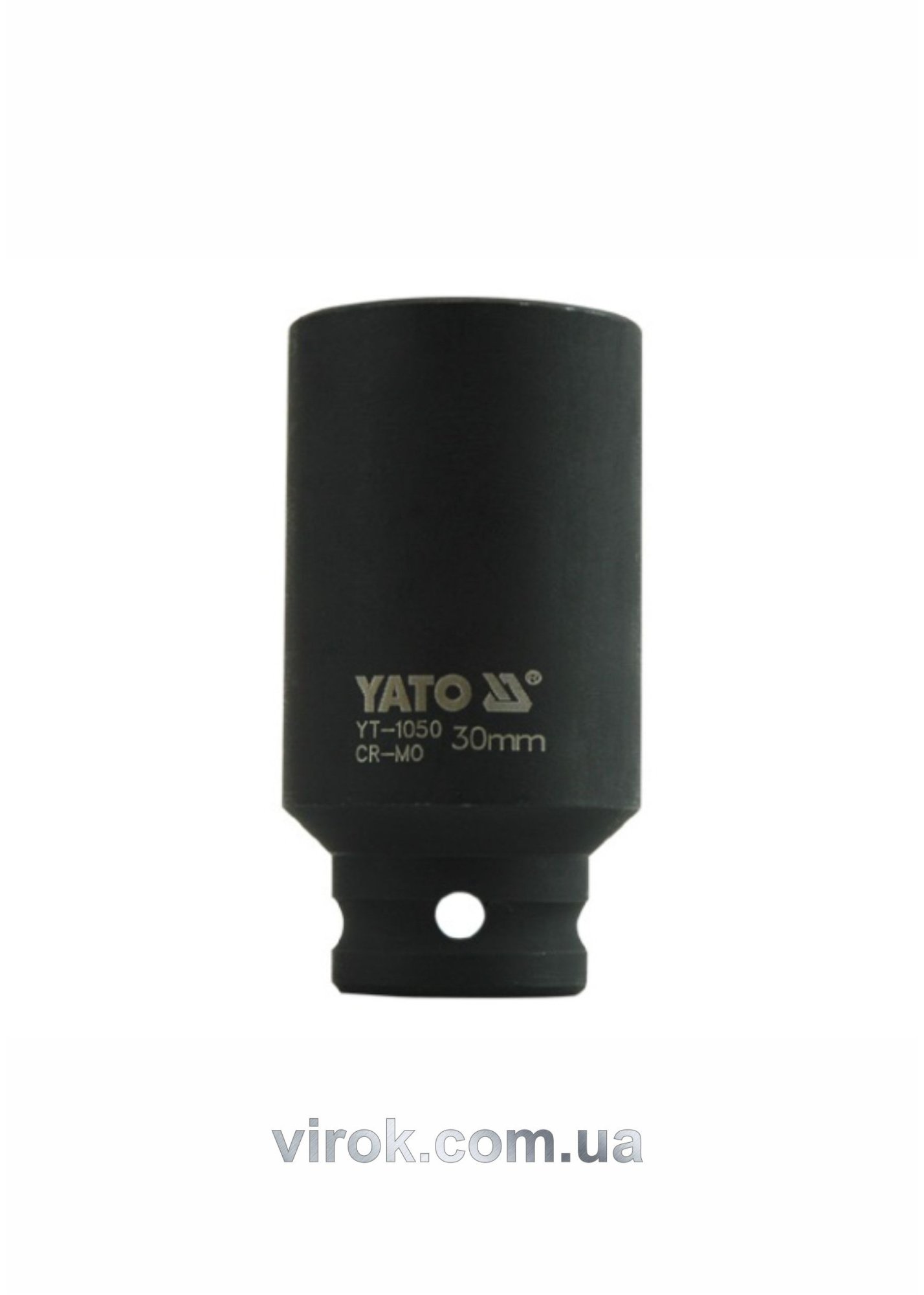 YATO Головка торцева ударна 6-гранна YATO : подовжена, квадрат 1/2", М= 30 мм, L= 78 мм  | YT-1050