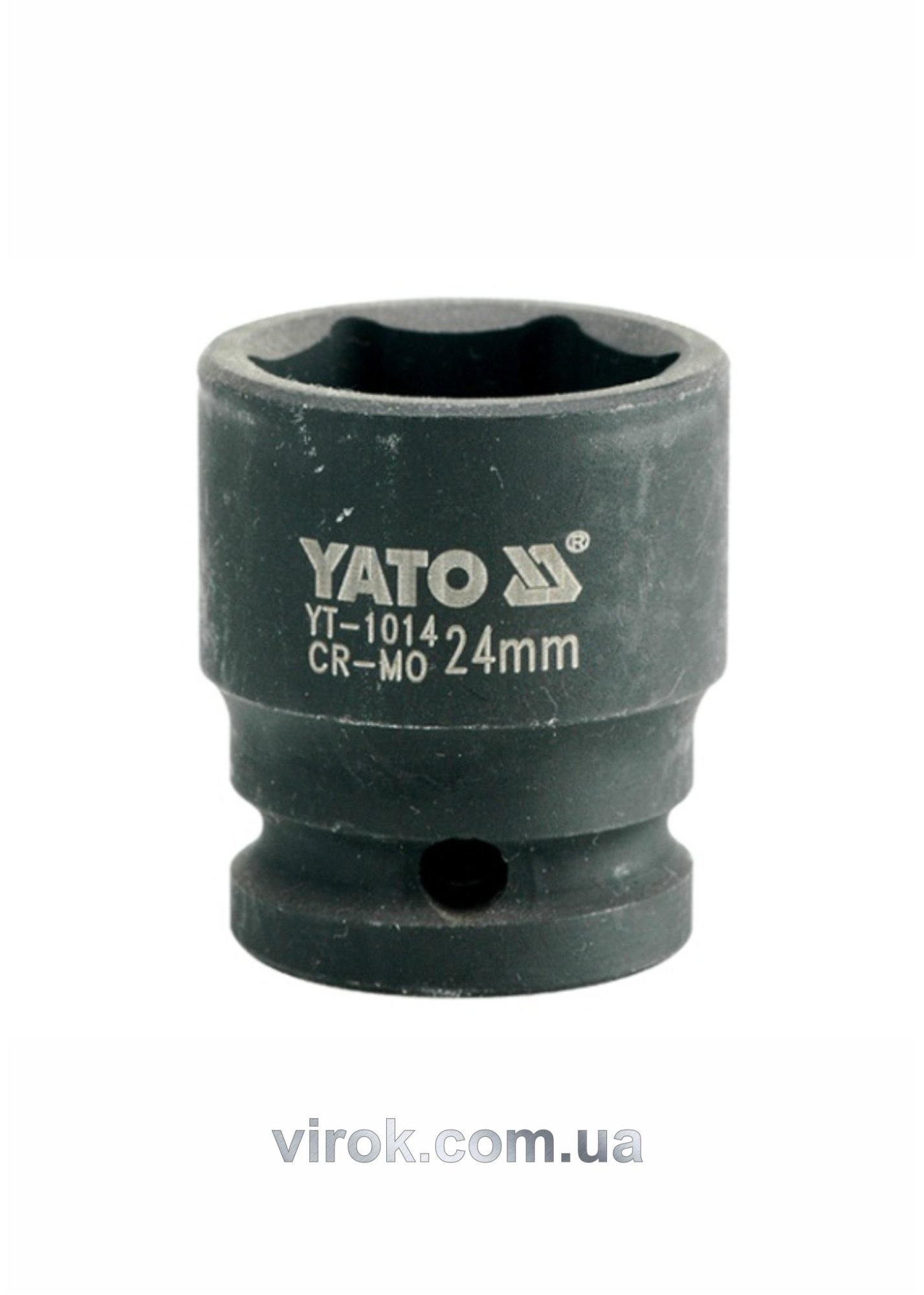 YATO Головка торцева ударна 6-гранна YATO : квадрат 1/2", М= 24 мм, L= 43 мм  | YT-1014