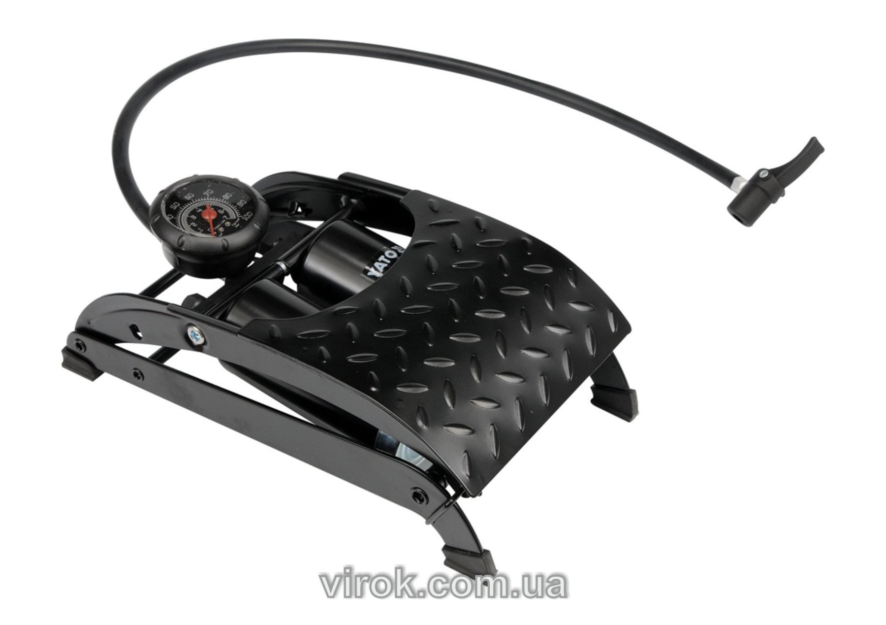 YATO Насос ножний подвійний YATO з манометром  | YT-7350