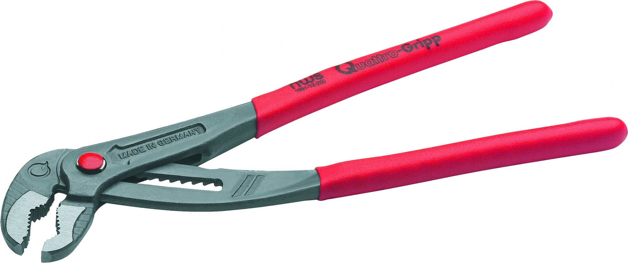 NWS Клещи переставные Quattro Grip; 400 мм, макс. развод губок- 100 мм. art. 1661-12-400