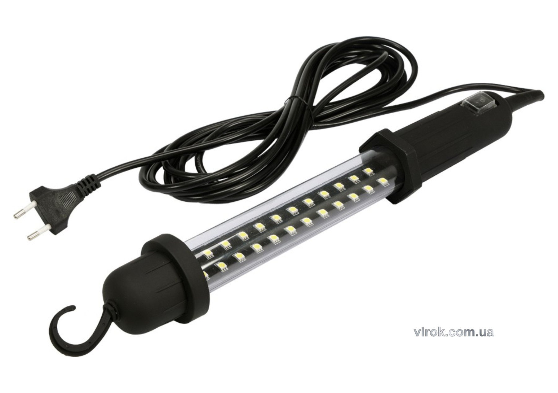 VOREL Світильник переносний з гачком, світлодіодн, електромер. 230В ; P= 4,5Вт, яскрав. P= 400lm | 8